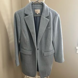 Light blue coat- LIKE NEW!